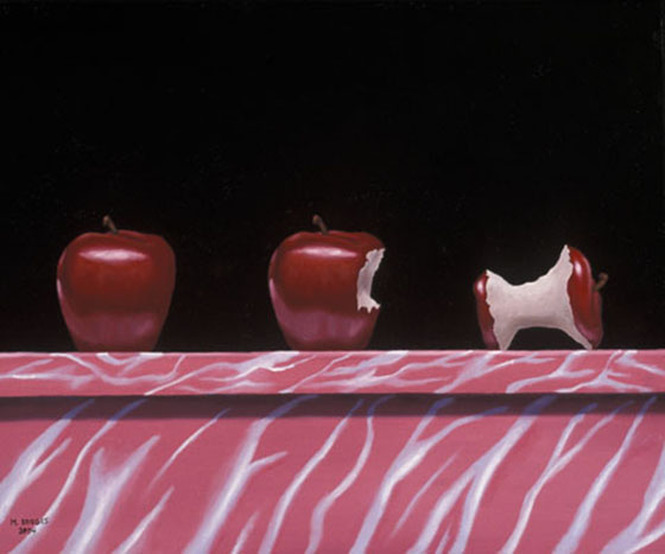 Metamorphosis Of An Apple Surreal Art