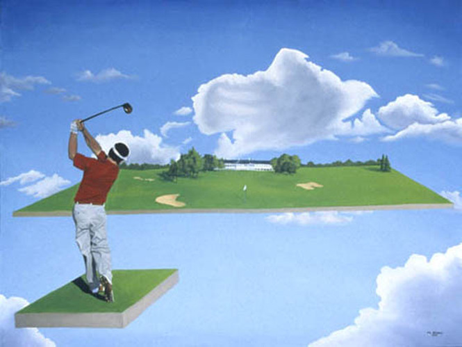 The Joy Of Golf Surreal Art